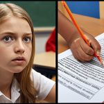Here are two image prompts based on the provided text, focusing on different aspects of conflict resolution in the classroom: